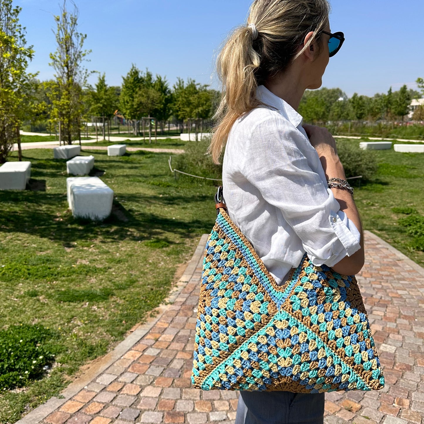 ENGLISH PATTERN SOLEIL BAG