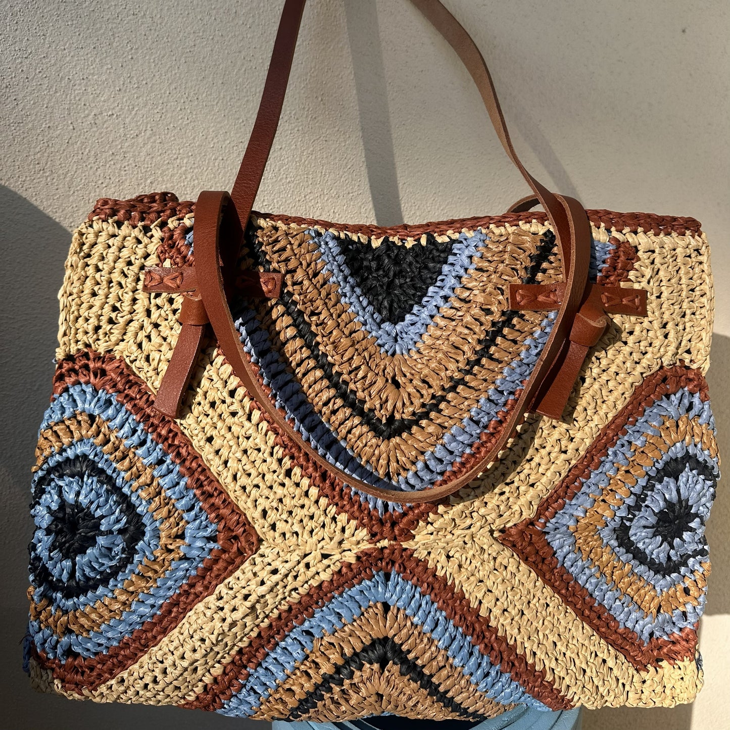 TOTE BAG ALMA IN RAFIA