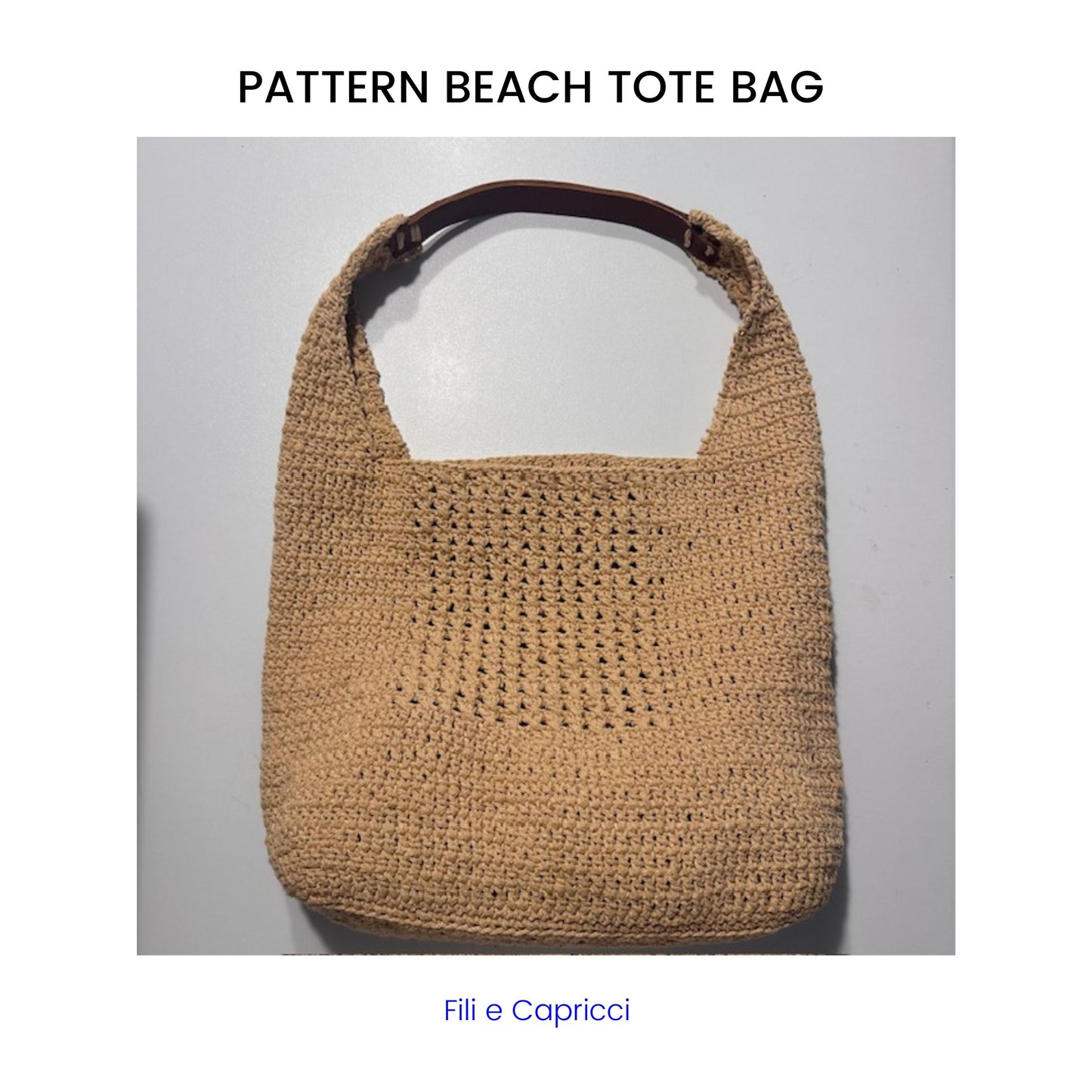 PATTERN BEACH TOTE BAG