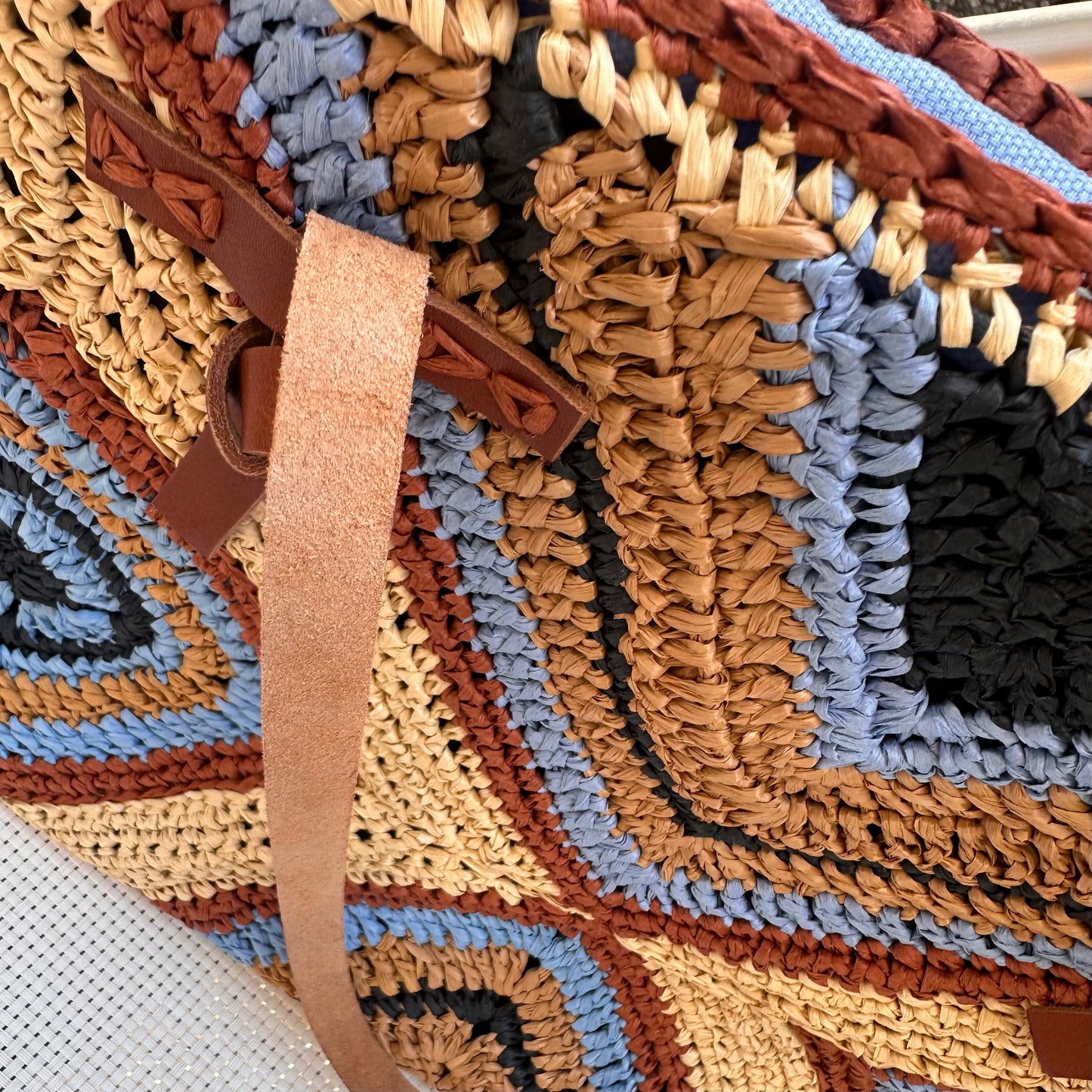 TOTE BAG ALMA IN RAFIA