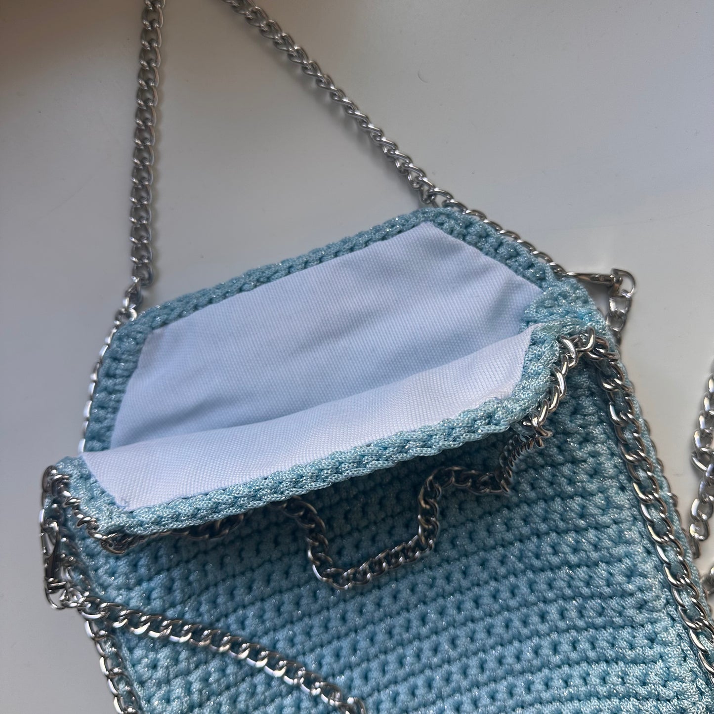 Falabrava mini azzurro glitter