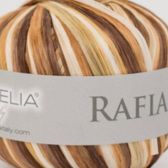 Bubble bag mini in rafia